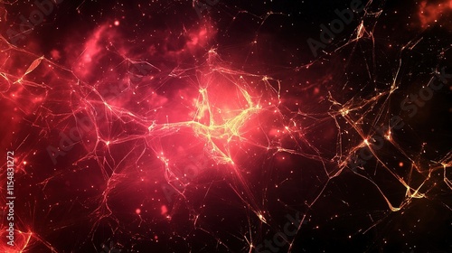 Abstract Technology Background for Science Presentations