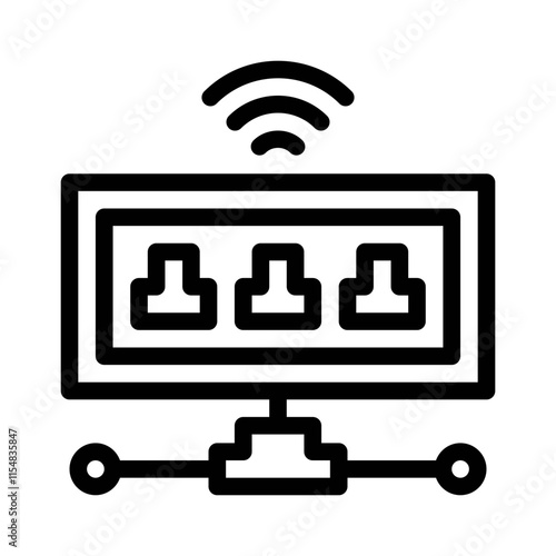 hub line icon