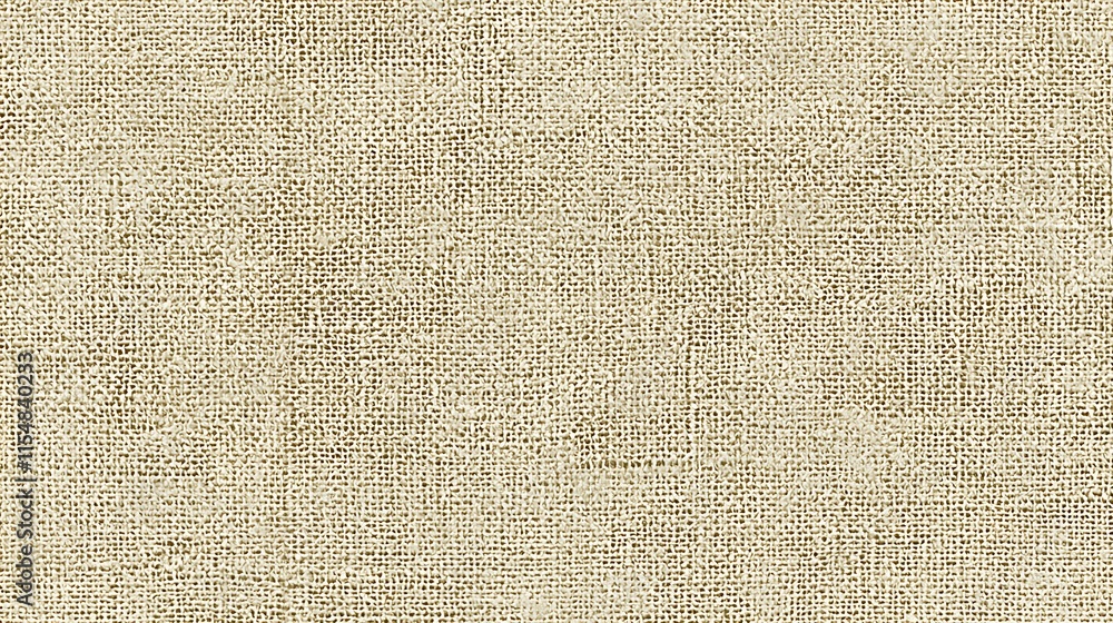 Fototapeta premium Beige linen fabric texture background.