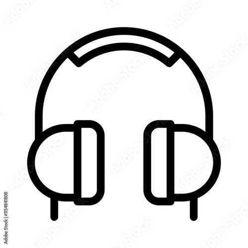 ear protection line icon