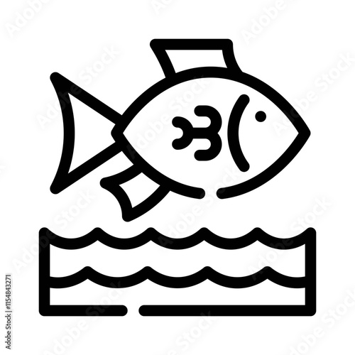 fish line icon