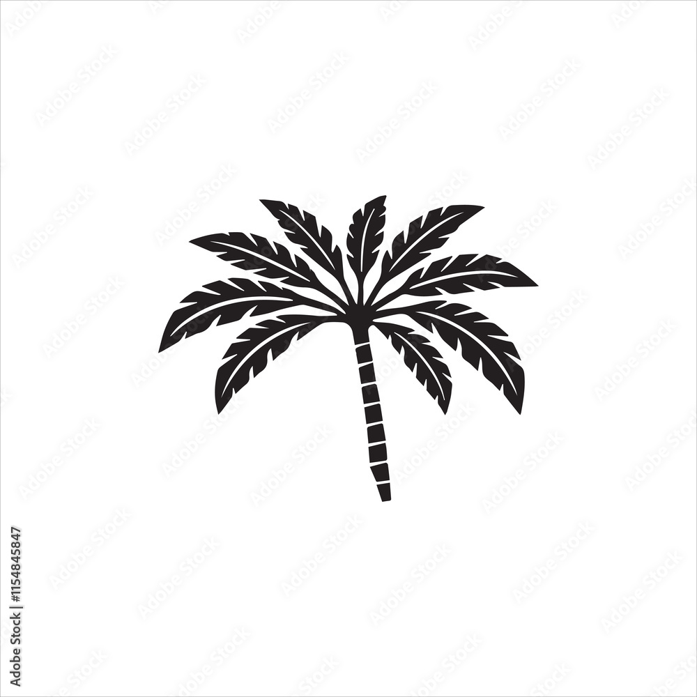 Obraz premium palm tree silhouette
