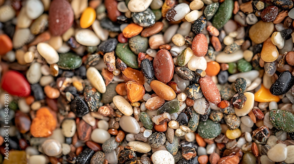 Colorful pebbles and stones background texture. Colorful pebbles and stones background texture.
