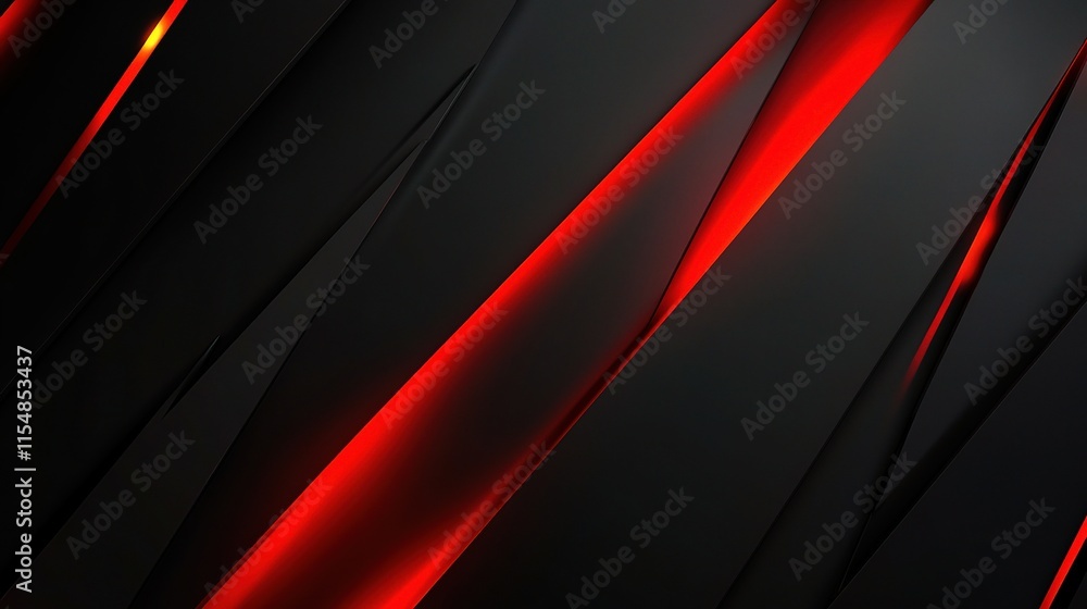 Dark 3D Background with Radiant Red Layers and Dynamic Lighting Effects Dark 3D Background with Radiant Red Layers and Dynamic Lighting Effects