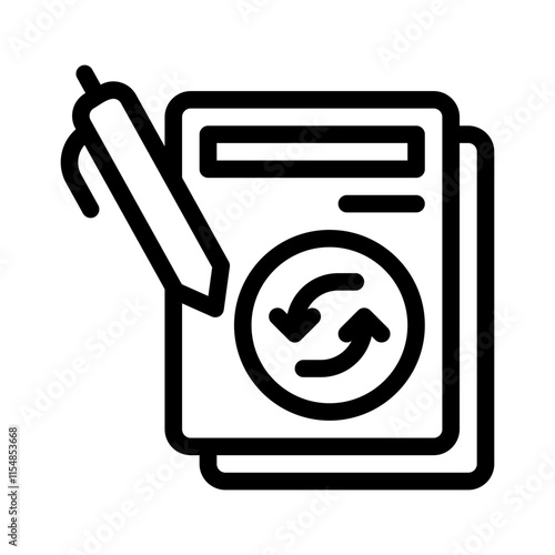 renewal line icon