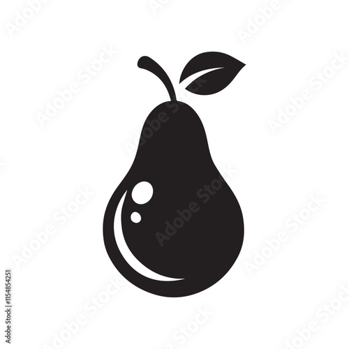 pear isolated on white background