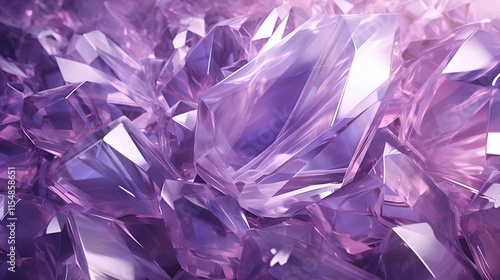 Purple Crystal Abstract Background