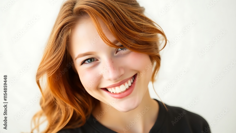 portrait of a redhair woman portrait of a redhair woman