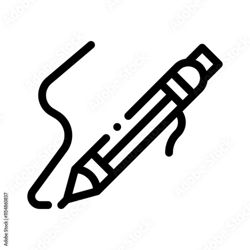 Pen line icon