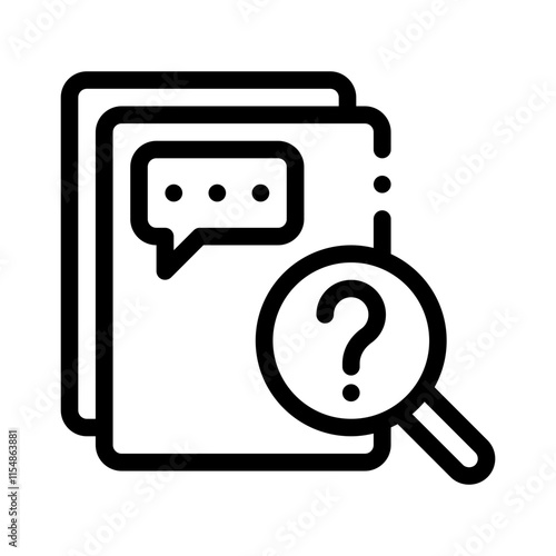 inquiry line icon