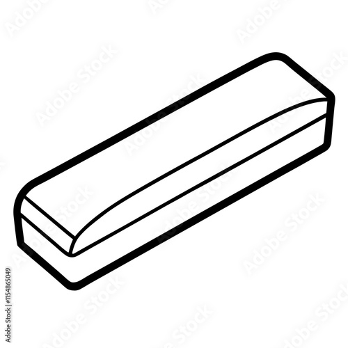 Eraser Line Art Vector Design