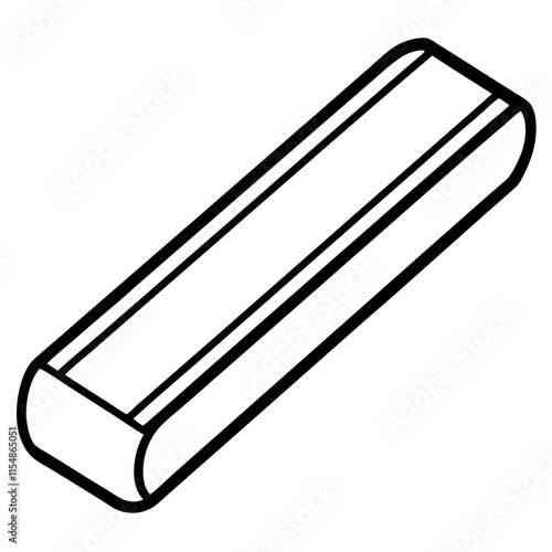 Eraser Line Art Vector Design
