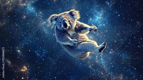 Koala Space Jump: Stellar Night Photography