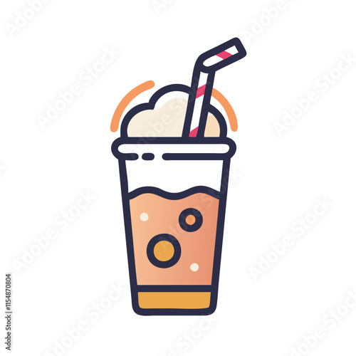 cream soda icon design