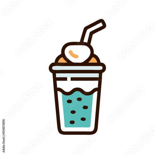 cream soda icon design