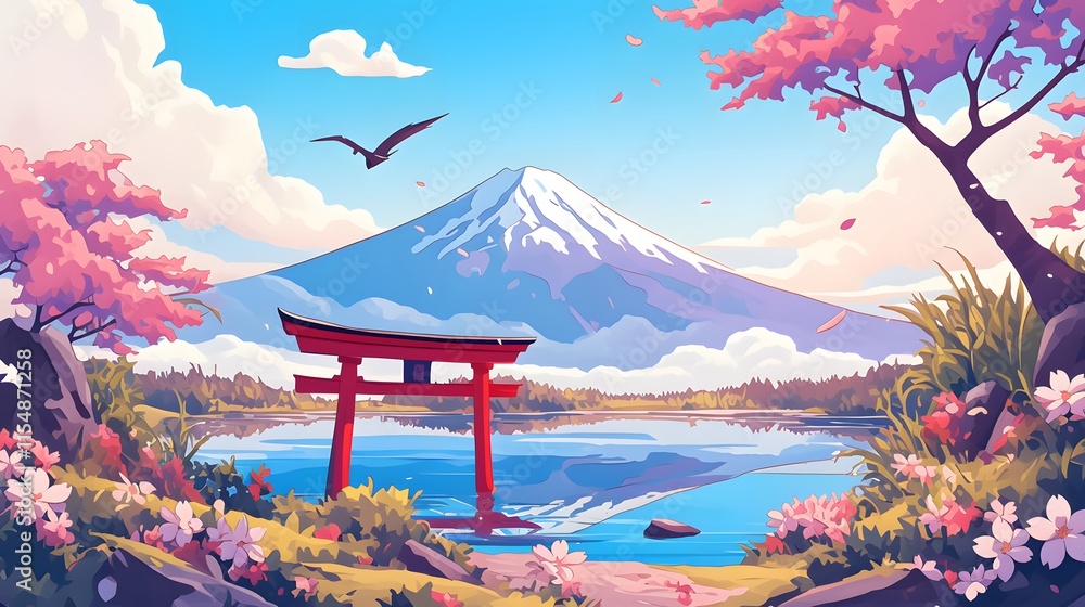 Editable Japan cartoon anime style vector text effect