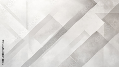 Abstract Geometric White and Gray Background