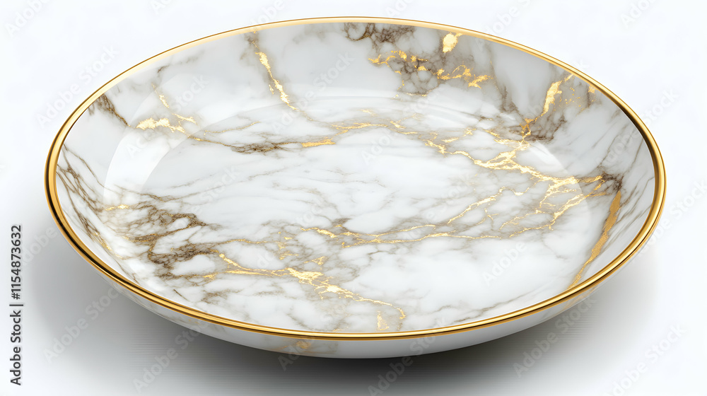 Elegant Gold-Rimmed Marble Bowl, Perfect for Serving or Decoration. A sophisticated serving piece adds a touch of luxury to any table setting. Elegant Gold-Rimmed Marble Bowl, Perfect for Serving or Decoration. A sophisticated serving piece adds a touch of luxury to any table setting.