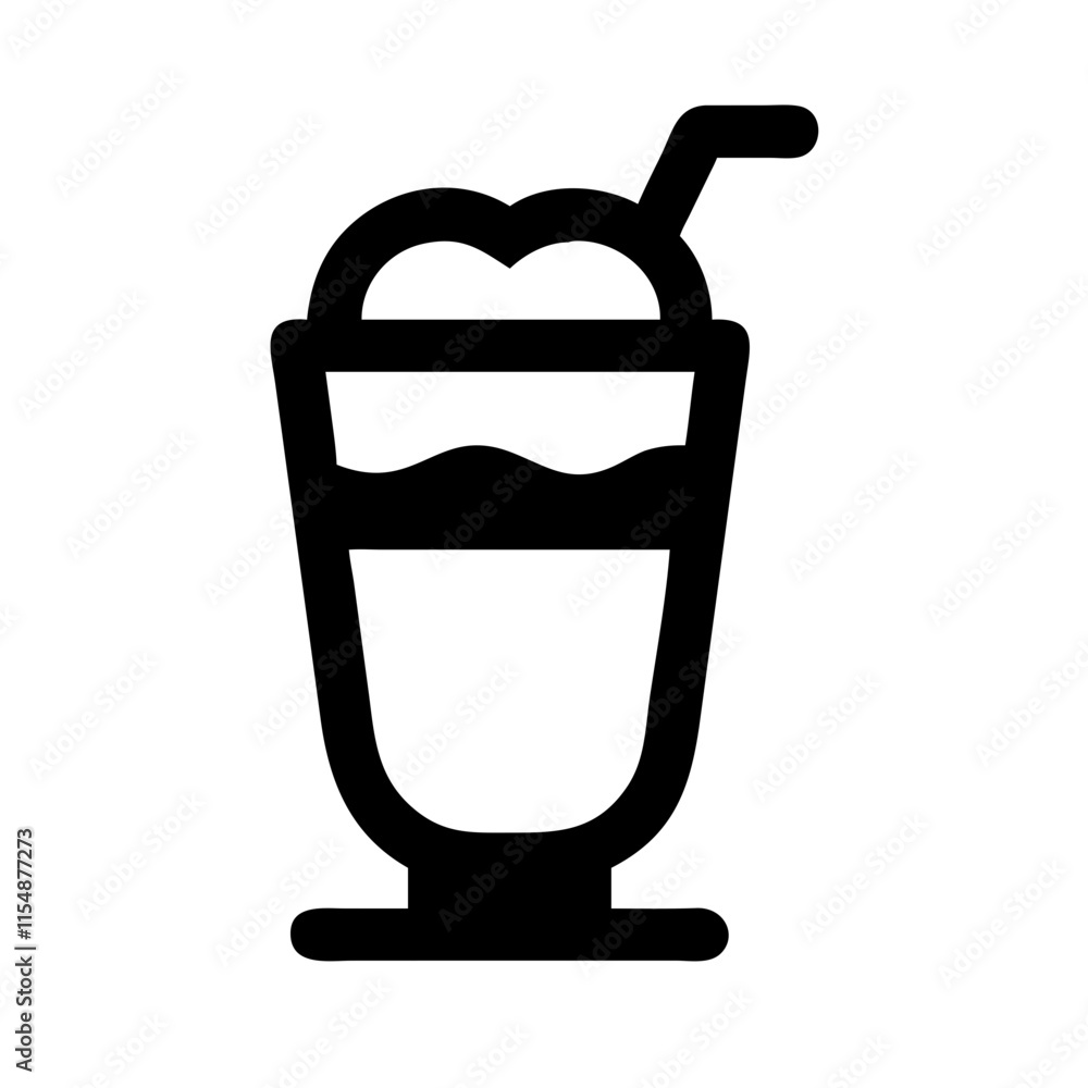 milkshake icon design milkshake icon design
