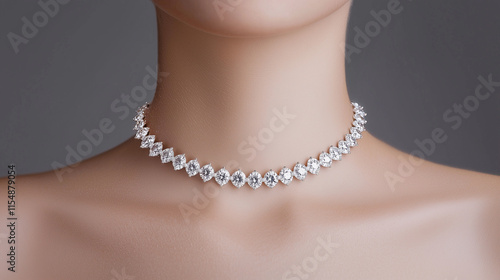 Elegant Diamond Choker Neck...