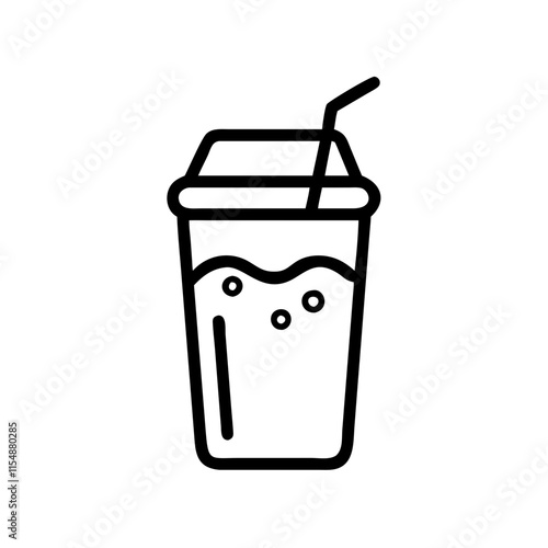 chocolate milk icon design