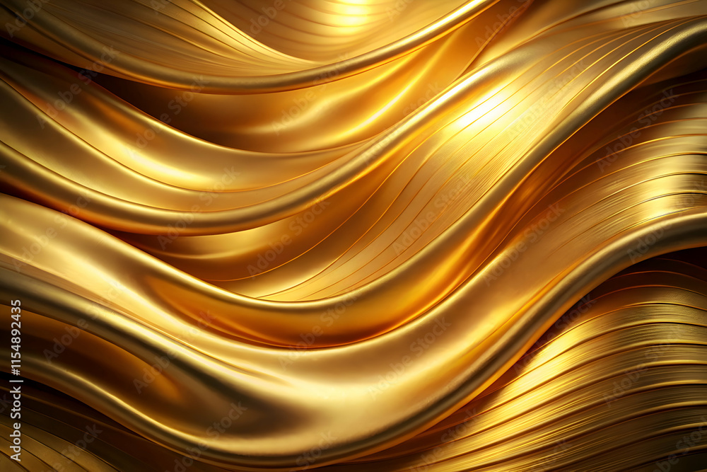 Abstract Golden Wave Texture Background Abstract Golden Wave Texture Background