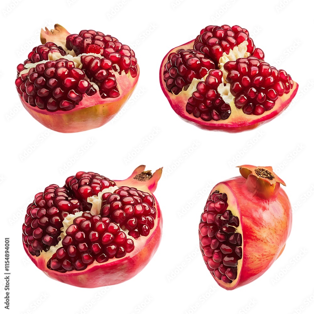 pomegranate halves