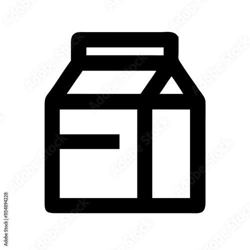 milk box icon design