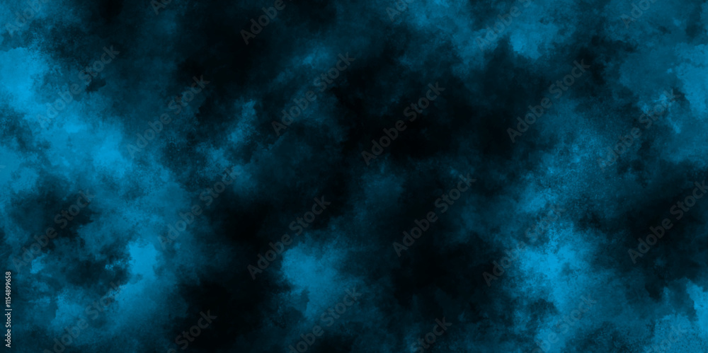 blue dark black with dark blue blurred background with grunge stains, Blue background with abstract blue smoke and clouds, navy blue watercolor paper texture background clouds or fog. blue dark black with dark blue blurred background with grunge stains, Blue background with abstract blue smoke and clouds, navy blue watercolor paper texture background clouds or fog.