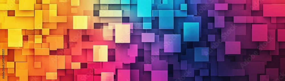 A vibrant abstract pattern featuring colorful squares in a gradient of hues. Ideal for modern designs and creative projects. A vibrant abstract pattern featuring colorful squares in a gradient of hues. Ideal for modern designs and creative projects.