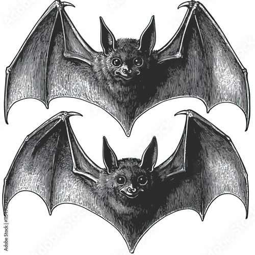  bats clip art, clip art concept