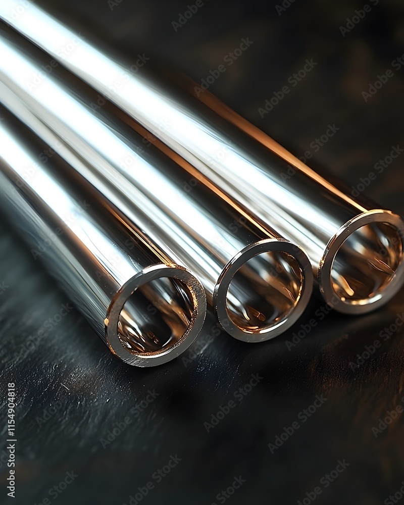 Naklejka premium A cylindrical tube designed for efficient fluid flow and structural stability