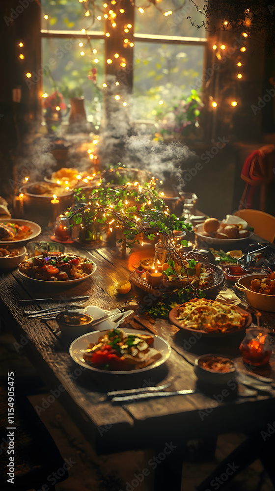 Rustic Charm and Eclectic Elegance Blend in an Intimate Dinner Setting for Friends Rustic Charm and Eclectic Elegance Blend in an Intimate Dinner Setting for Friends