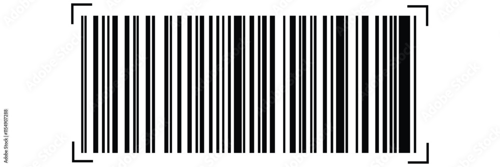 Bar code. Barcode illustration. Editable color. isolated on white background. vector illustration. Bar code. Barcode illustration. Editable color. isolated on white background. vector illustration.
