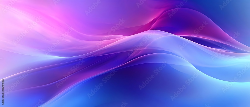 Abstract background with flowing blue and purple waves. Abstract background with flowing blue and purple waves.