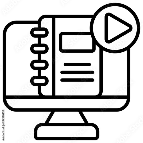 Online Education Icon