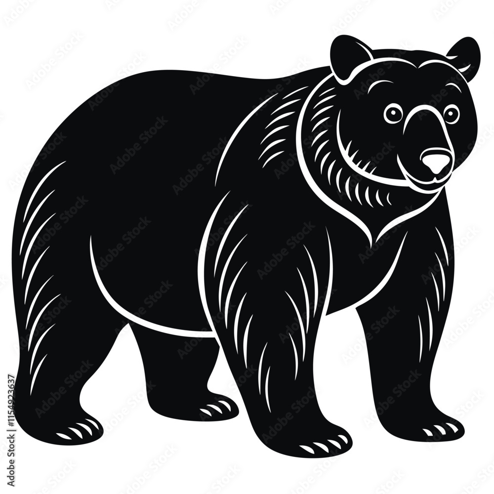 cute vector illustration of bear cartoon style cute vector illustration of bear cartoon style