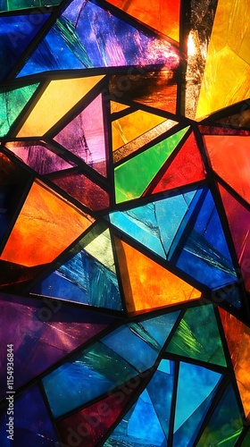 stained window for background or wallpaper