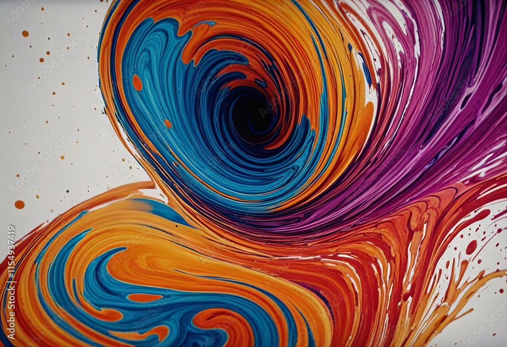Fototapeta Showing Rainbow fractal pattern, high quality