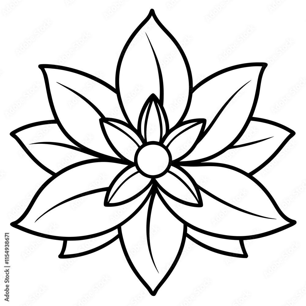 Blossom Charm line art art vector Blossom Charm line art art vector