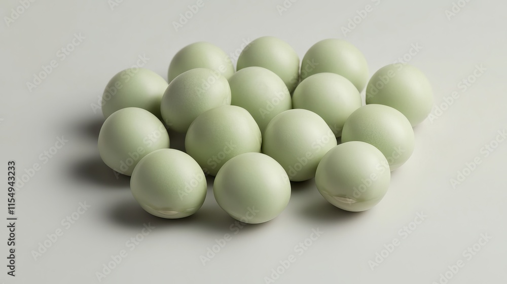 Marrowfat Peas (Pisum sativum): A group of large marrowfat peas in pale green tones, displayed on a plain white background Marrowfat Peas (Pisum sativum): A group of large marrowfat peas in pale green tones, displayed on a plain white background