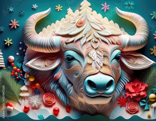 Wallpaper Mural A dead buffalo in Torontodigital.ca