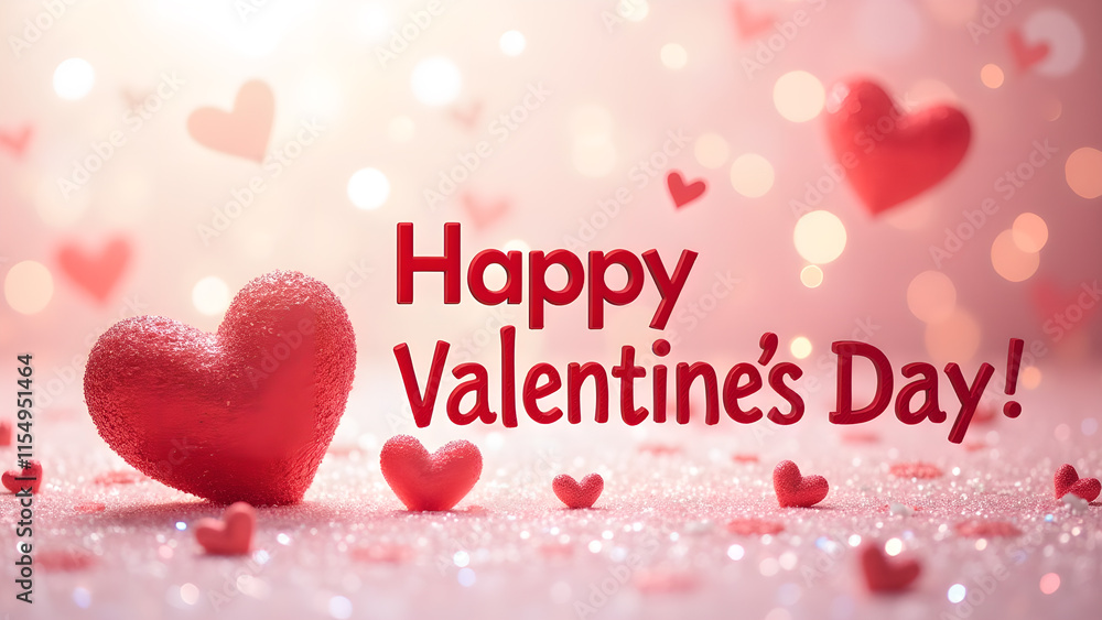 custom made wallpaper toronto digitalHappy Valentine's Day. Romantic hearts background.