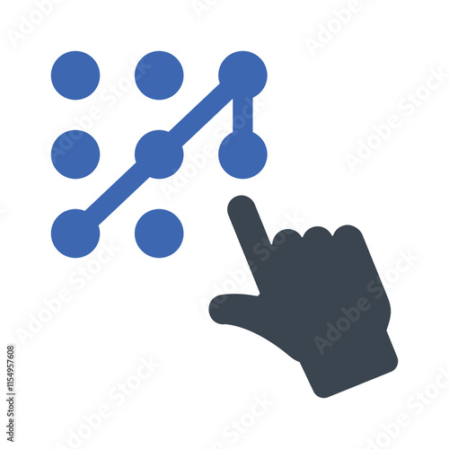 Pin code type icon