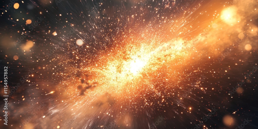 Brilliant bursts of light erupt dramatically, accompanied by dazzling, sparkling particles that create a stunning visual display of excitement and energy. Brilliant bursts of light erupt dramatically, accompanied by dazzling, sparkling particles that create a stunning visual display of excitement and energy.