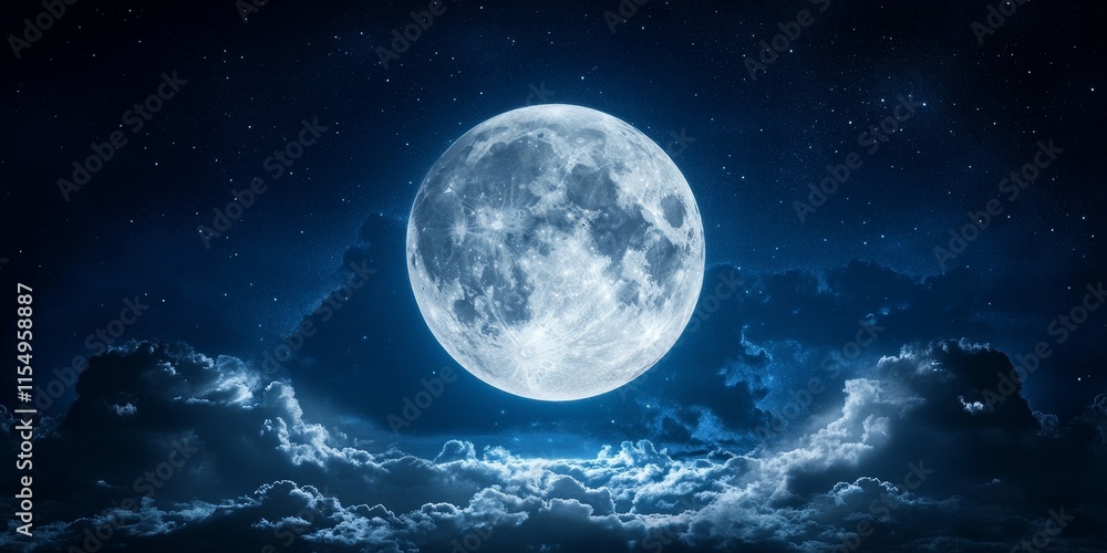 Full moon, one of the eight lunar phases, showcases the completely illuminated face of the Moon, making the full moon a stunning celestial sight visible from Earth. Full moon, one of the eight lunar phases, showcases the completely illuminated face of the Moon, making the full moon a stunning celestial sight visible from Earth.