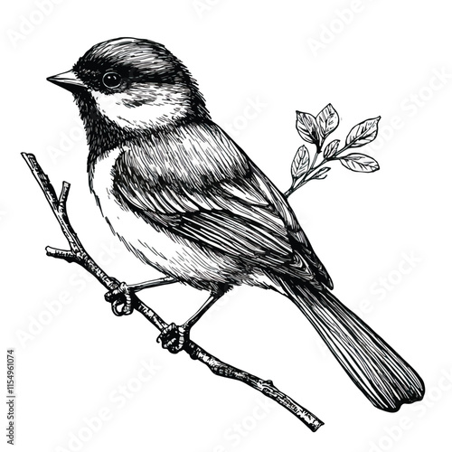 Bird clip art, clip art concept