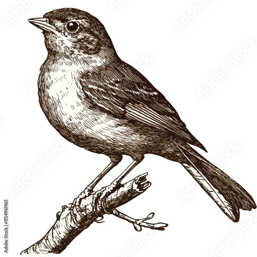 Bird clip art, clip art concept