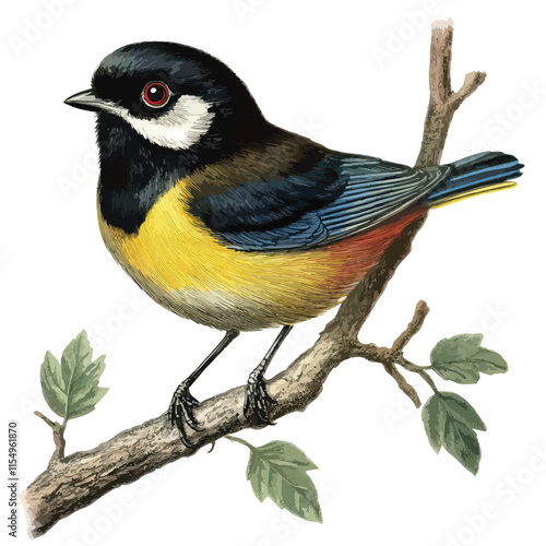 Bird clip art, clip art concept