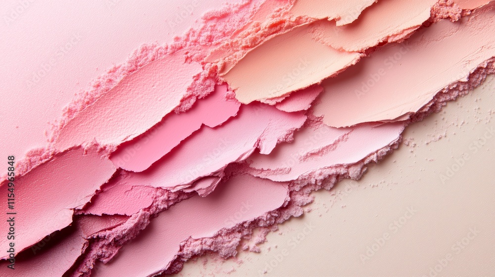Obraz premium Abstract Pink Powder Background - Made with Generative AI